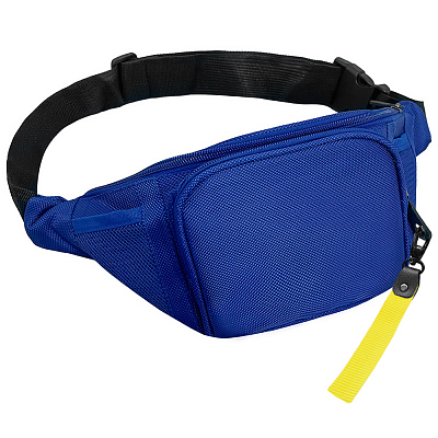 Поясная сумка SPLIT TO GO, Синий/Жёлтый (Синий/желтый)