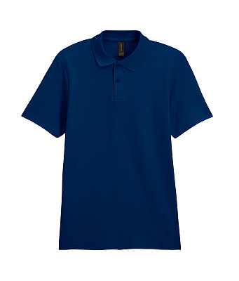 Футболка поло SOFTSTYLE ADULT DOUBLE PIQUE, МОРСКОЙ СИНИЙ 2XL (Морской синий)