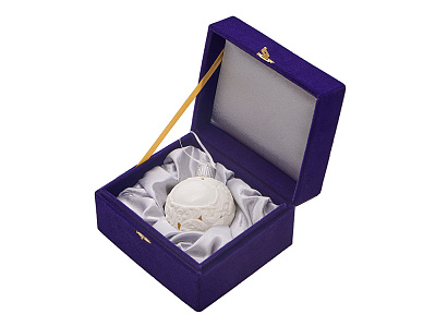 Шар новогодний с подсветкой (Белый)