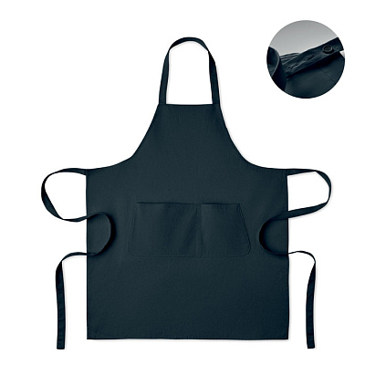 Organic cotton apron 240 gr/m² (Синий)