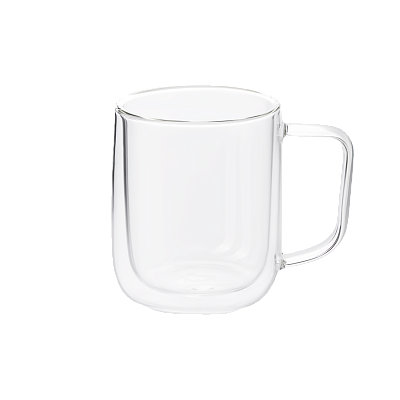 Кружка стеклянная с двойными стенками Виора (Viora) (Прозрачный)