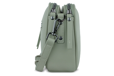 Сумка кросс-боди женская BUGATTI Almata, мятная, полиуретан, 21,5х6х15 см