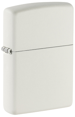 Зажигалка ZIPPO Classic с покрытием White Matte, латунь/сталь, белая, матовая, 38x13x57 мм (Белый)