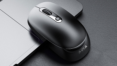 Мышь беспроводная AULA AM207, зеленый