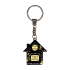 Брелок Дом (черный с золотом) - Фото 2