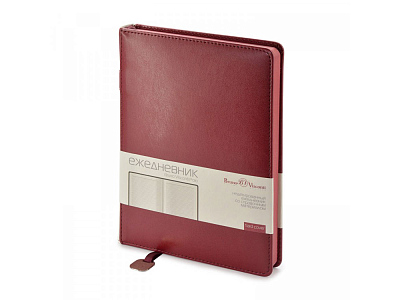 Ежедневник недатированный А5 Polo (Бордовый)