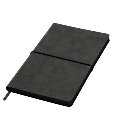 Ежедневник In Velour недатированный, черный (Черный, серый, бежевый)
