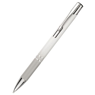 Ручка металлическая Britney градиент  (Белый)