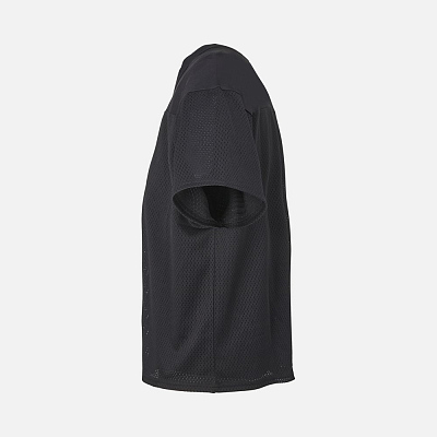 Футболка унисекс Nino с V-образным вырезом, черная