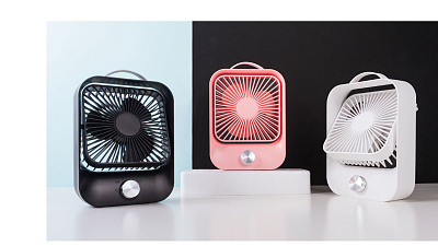 Портативный вентилятор Rombica NEO Flow, черный