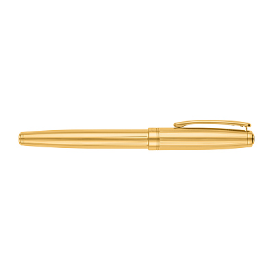 Ручка перьевая Pierre Cardin GOLDEN. Цвет - золотистый.  Упаковка B-1