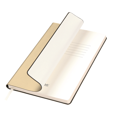 Ежедневник Spark недатированный, белое золото (без упаковки, без стикера) (Золотой, бежевый)