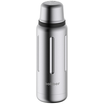 Термос Flask 470, вакуумный  матовый (Стальной)