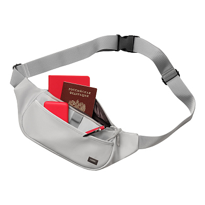 Поясная сумка Бостон (Boston), серый