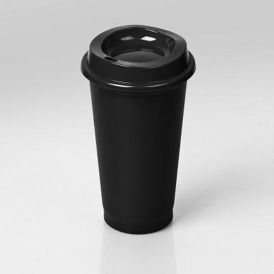 Пластиковый стакан SipGo (Чёрный)