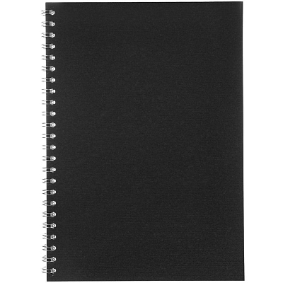 Блокнот Salvador в клетку, черный (Чёрный)