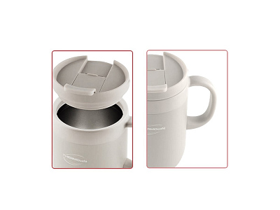 Термокружка THERMOcafe 
TCCM-460SY, 460 мл