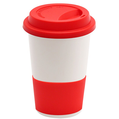 Кружка Magic To Go  (Белый/красный)