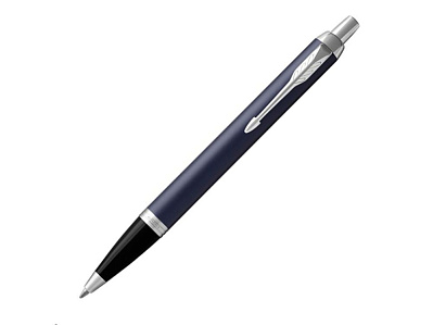 Ручка шариковая Parker IM Core Blue CT (Темно-синий/черный/серебристый)