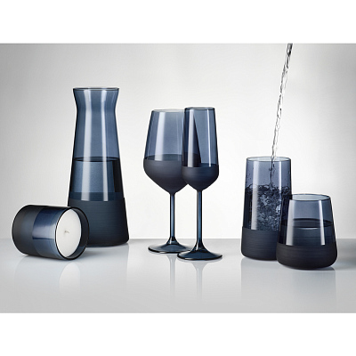 Бокал для шампанского Сапфир (Sapphire), синий