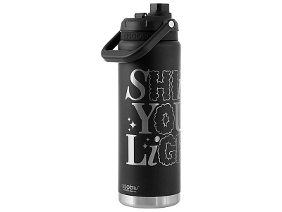 Вакуумный термос Canyon Jug, 1430 мл, с гравировкой (Чёрный)