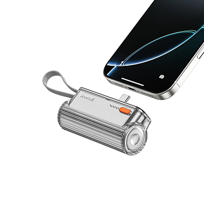 ПЗУ Sharge Flow Mini 2 со встроенным кабелем, черный