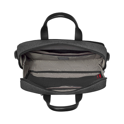 Портфель VICTORINOX Architecture Urban2 Briefcase 15'', серый, полиэстер/кожа, 42x13x31 см, 16 л