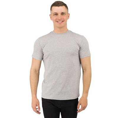 Футболка Star, мужская (серый меланж, XS) (Серый меланж)