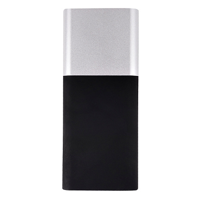 Универсальное зарядное устройство "Black gun"(10000mAh),черный с серебристым,6,2х14,5х1,7см, пластик (Черный, серебристый)