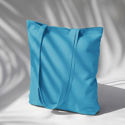 Сумка из плотного хлопка Carryme 220, 220 г/м2 (Голубой)