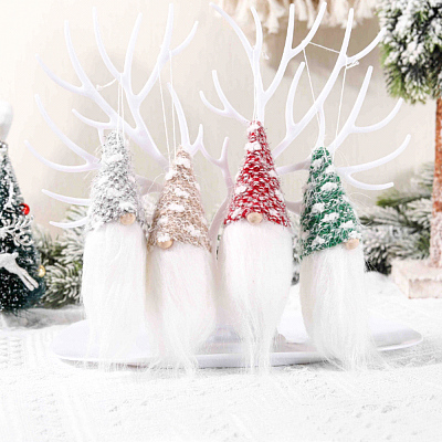 Новогоднее украшение рождественские гномы Куперс (набор 4шт) (Мультиколор)