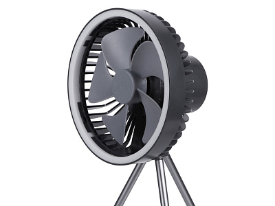 Портативный вентилятор с фонарем Jon