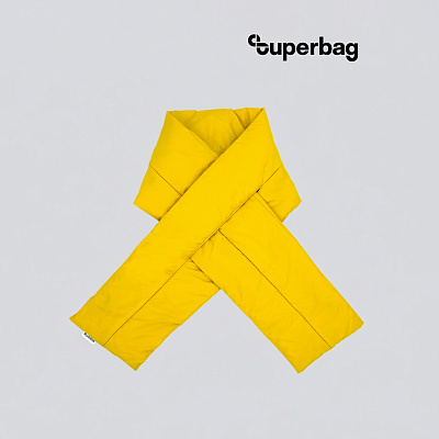 Шарф Bubble, стёганый (желтый) (Желтый)