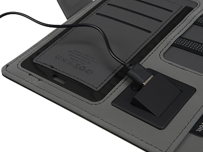 Органайзер с беспроводной зарядкой Powernote, 5000 mAh