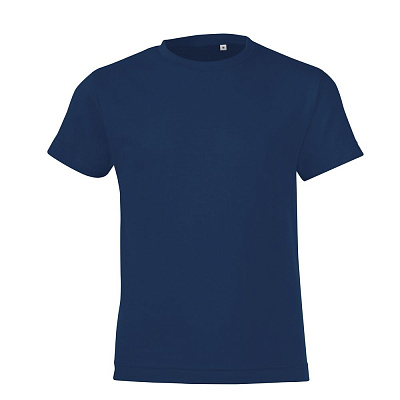 Футболка детская Regent Fit Kids, кобальт (темно-синяя) (Тёмно-синий)