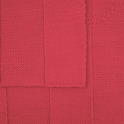 Плед Rombus, темно-розовый (коралл)