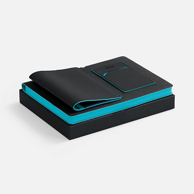 Набор Multimo, черный с бирюзовым (Бирюзовый)