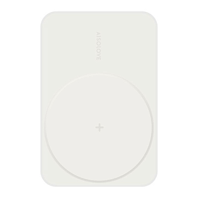 Беспроводной магнитный ПЗУ Solove W12 Pro 20W, бежевый