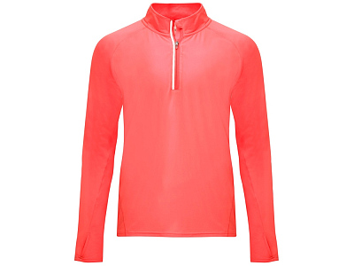 Толстовка с воротом на молнии Melbourne мужская (Неоновый коралловый)