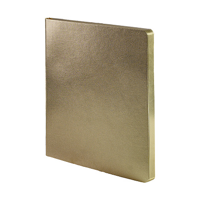 Бизнес-блокнот AURI, формат А5 , блок в линейку (Золотистый)