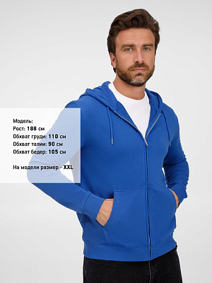 Толстовка унисекс Calipso, ярко-синяя (royal)