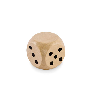 Schima wooden dice 3cm dia (Древесный)
