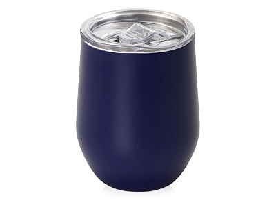 Вакуумная термокружка Sense, непротекаемая крышка (Тёмно-синий)