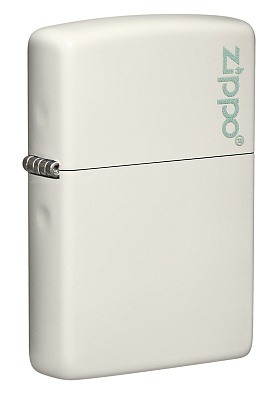 Зажигалка ZIPPO Classic с покрытием Glow In The Dark, латунь/сталь, белая, матовая, 38x13x57мм (Белый)