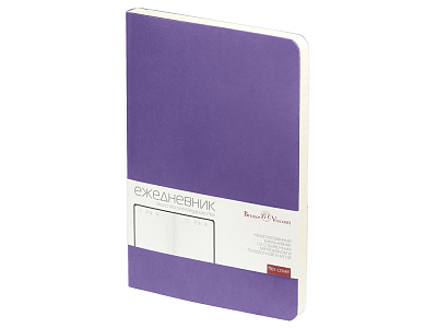 Ежедневник недатированный А5 Megapolis Velvet Flex (Светло-фиолетовый)