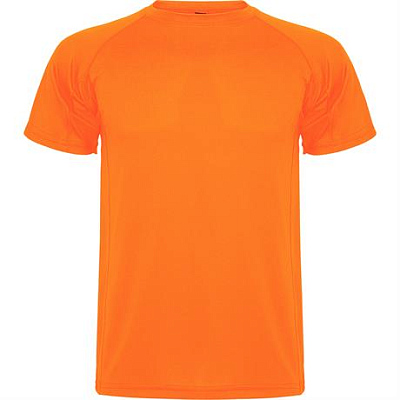Спортивная футболка MONTECARLO мужская, ФЛУОРЕСЦЕНТНЫЙ ОРАНЖЕВЫЙ 3XL (Флуоресцентный оранжевый)