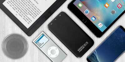 ПЗУ Olmio Slim 10000, черный