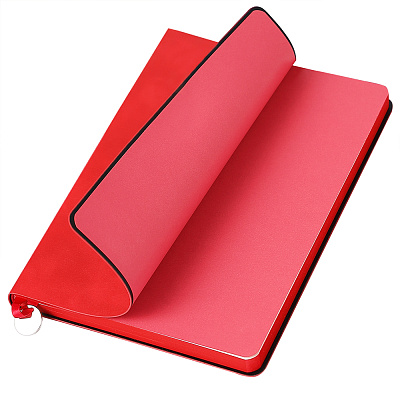 Ежедневник A5 недатированный Impero в мягком переплёте  (Красный)