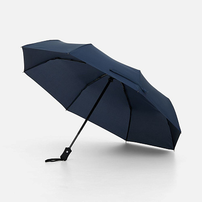 Зонт складной Monsoon, красный (Тёмно-синий)