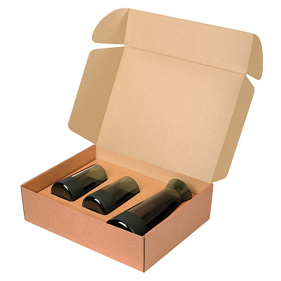 Подарочный набор декантер + 2 высоких стакана, Эмеральд (Emerald) зеленый